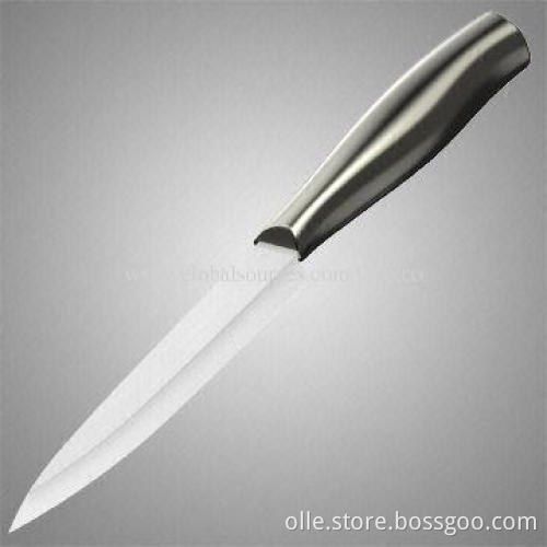 Utility knife, ceramic blade, 5-inch, stainless steel